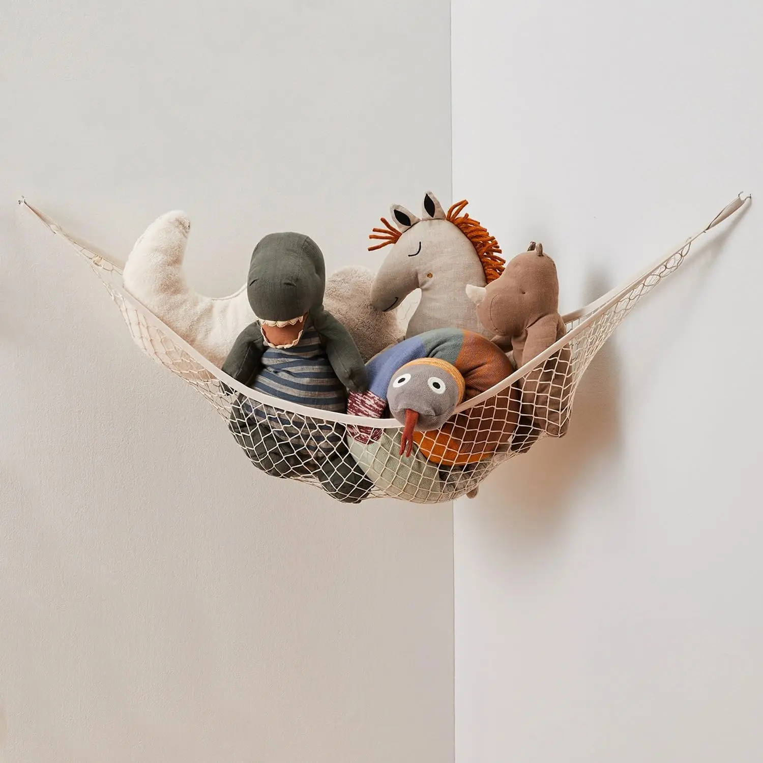Large Stuffed Animal Hammo - Corner Wall Toy Net Organizer For Plushie Animals, Teddy Bear Hanging Storage Solution, Stuff Toy
Large Stuffed Animal Hammo - Corner Wall Toy Net Organizer For Plushie Animals, Teddy Bear Hanging Storage Solution, Stuff Toy