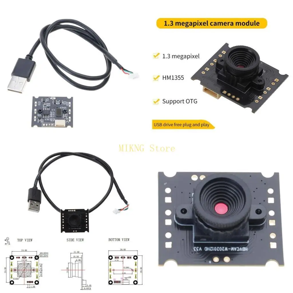 OV9726 USB-модуль камеры, 1 миллион пикселей, CMOS-сенсор, обзор 42/70 градусов, 3,0 мм/2,8 мм для фокусировки, бесплатный для
OV9726 USB-модуль камеры, 1 миллион пикселей, CMOS-сенсор, обзор 42/70 градусов, 3,0 мм/2,8 мм для фокусировки, бесплатный для
