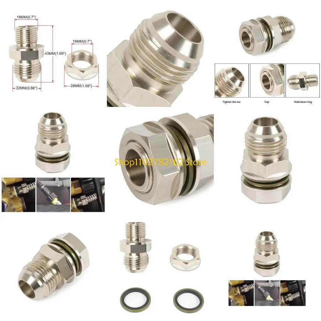 Стальной адаптер сливной пробки возврата масла 547B, прочный нержавеющий масляный поддон, пробка M18x1,5 мм
Стальной адаптер сливной пробки возврата масла 547B, прочный нержавеющий масляный поддон, пробка M18x1,5 мм