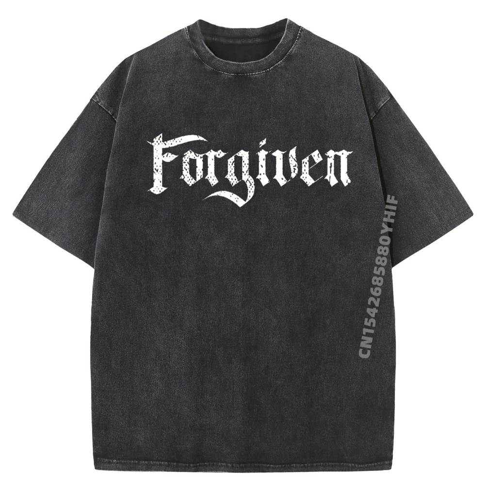Forgiven Christian Inspirational Design Youth White Graphic T Shirts Mens Gifts Minimalist Washed T-shirt
Forgiven Christian Inspirational Design Youth White Graphic T Shirts Mens Gifts Minimalist Washed T-shirt