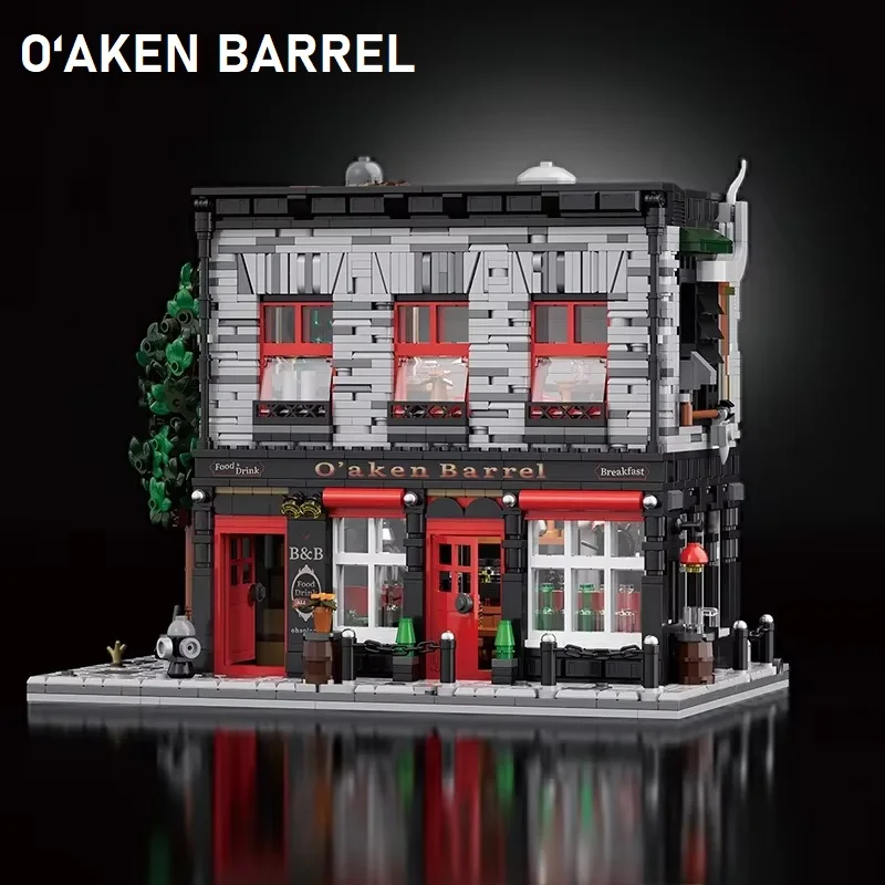 2368pcs O‘Aken Barrel Pub Building Blocks Sets City Street View Assemble Model Bricks Toys Tavern Ornaments Gifts For Holiday
2368pcs O‘Aken Barrel Pub Building Blocks Sets City Street View Assemble Model Bricks Toys Tavern Ornaments Gifts For Holiday