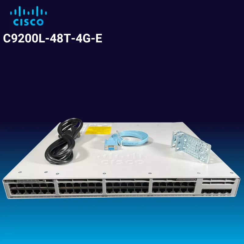 C9200L-48T-4X-E NEW Original C9300L-48T-4X-E 48 Port Gigabit 4x10G SFP+ Uplinks QoS & SNMP Csico Switch C9200L-48T-4X-E
C9200L-48T-4X-E NEW Original C9300L-48T-4X-E 48 Port Gigabit 4x10G SFP+ Uplinks QoS & SNMP Csico Switch C9200L-48T-4X-E