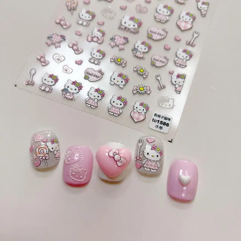 Милые аниме наклейки для ногтей Kuromi серии Sanrio наклейки для ногтей Tomoni тисненые наклейки для ногтей HelloKitty Kuromi
Милые аниме наклейки для ногтей Kuromi серии Sanrio наклейки для ногтей Tomoni тисненые наклейки для ногтей HelloKitty Kuromi