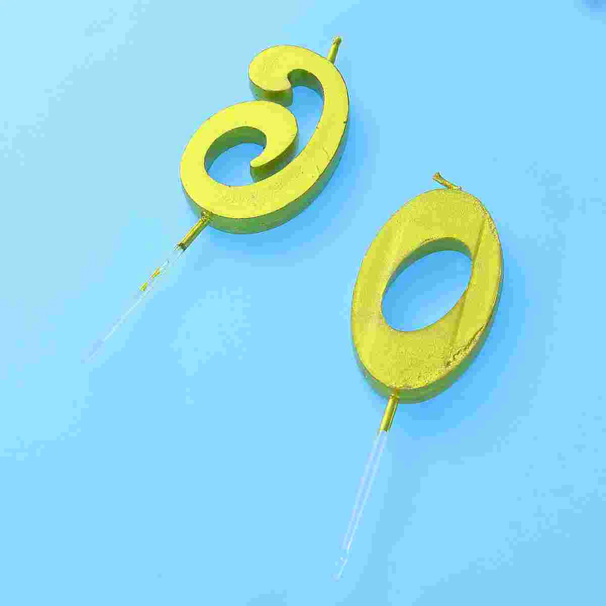 2pcs 60 Birthday Number Decoration Bithday Cake Topper Candles Party Supplies (Number 6+0, Golden)
2pcs 60 Birthday Number Decoration Bithday Cake Topper Candles Party Supplies (Number 6+0, Golden)