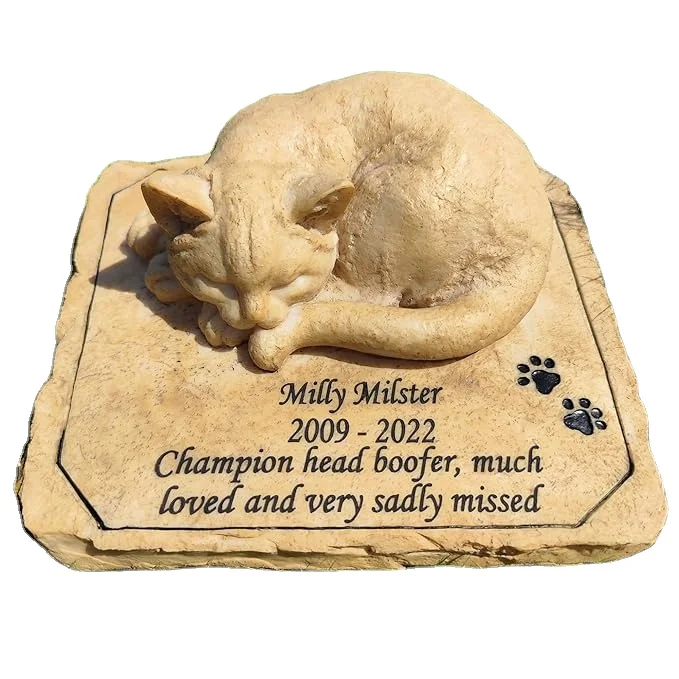 Персонализированные мемориальные камни для кошачьего сада, могильные маркеры, головной убор
Персонализированные мемориальные камни для кошачьего сада, могильные маркеры, головной убор