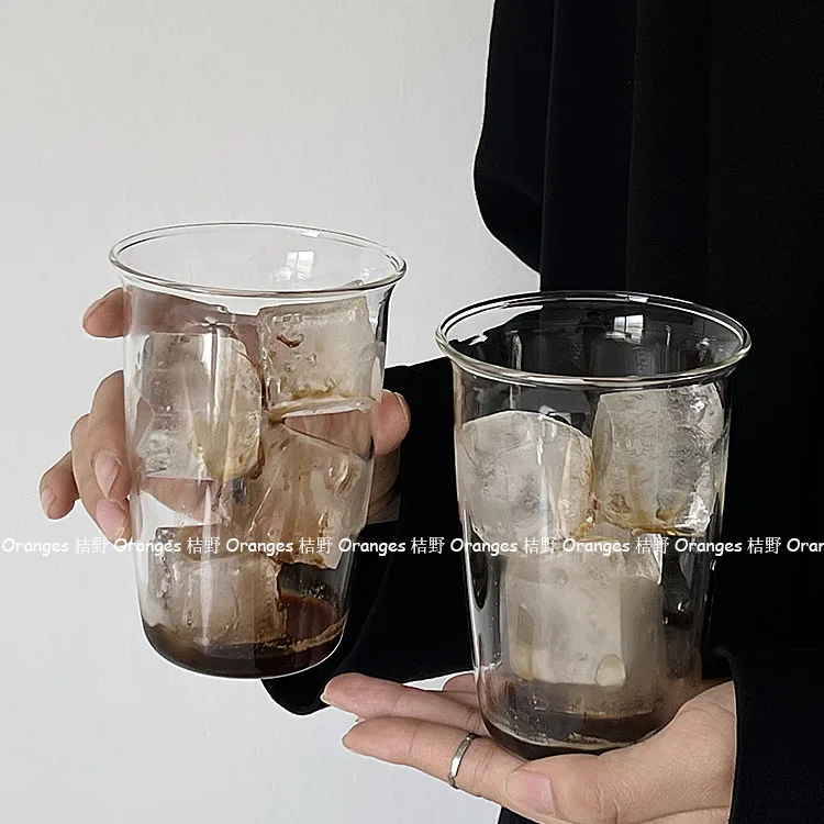 420 ml Coffee shop high temperature resistant transparent glass simple water cup iced latte coffee beverage cold drink
420 ml Coffee shop high temperature resistant transparent glass simple water cup iced latte coffee beverage cold drink