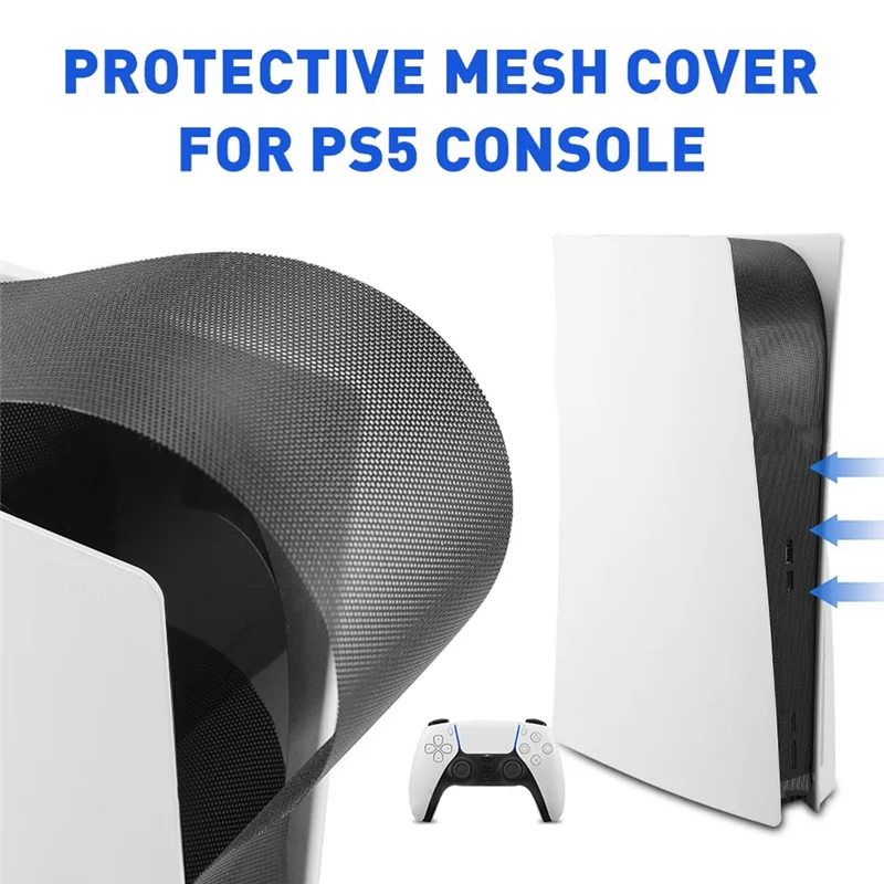 For PS5 Slim Console Side Dust Proof Filter Cover Dust Net And Cooling Vents Dirty Prevent Mesh
For PS5 Slim Console Side Dust Proof Filter Cover Dust Net And Cooling Vents Dirty Prevent Mesh