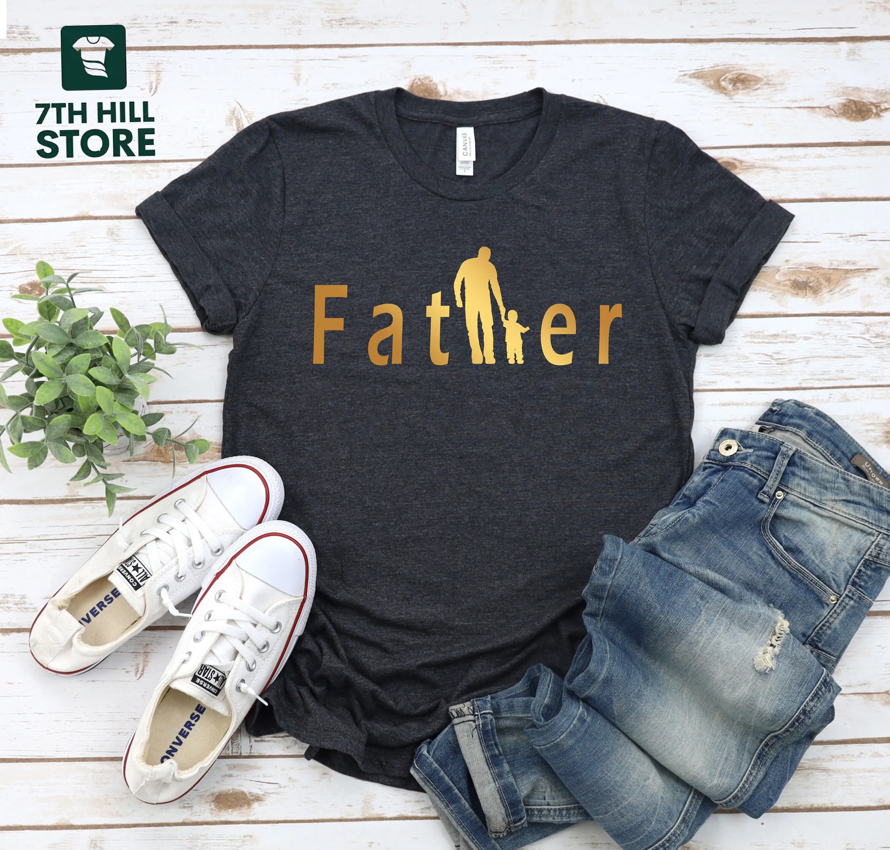 Father T Shirt Dad and Son Fathers Day Daddy New Love
Father T Shirt Dad and Son Fathers Day Daddy New Love