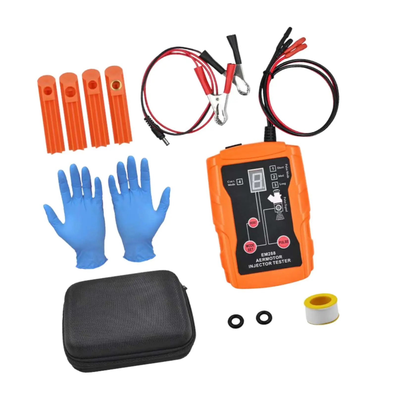 Injector Testing And Cleaning Tool Set with 40in Power Cable for Vehicles
Injector Testing And Cleaning Tool Set with 40in Power Cable for Vehicles