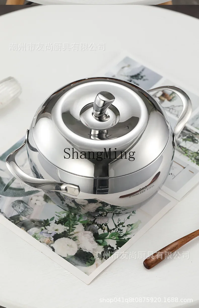 CL soup pot Five-layer steel stainless steel uncoated micro-pressure saucepan One pot crock pot soup
CL soup pot Five-layer steel stainless steel uncoated micro-pressure saucepan One pot crock pot soup