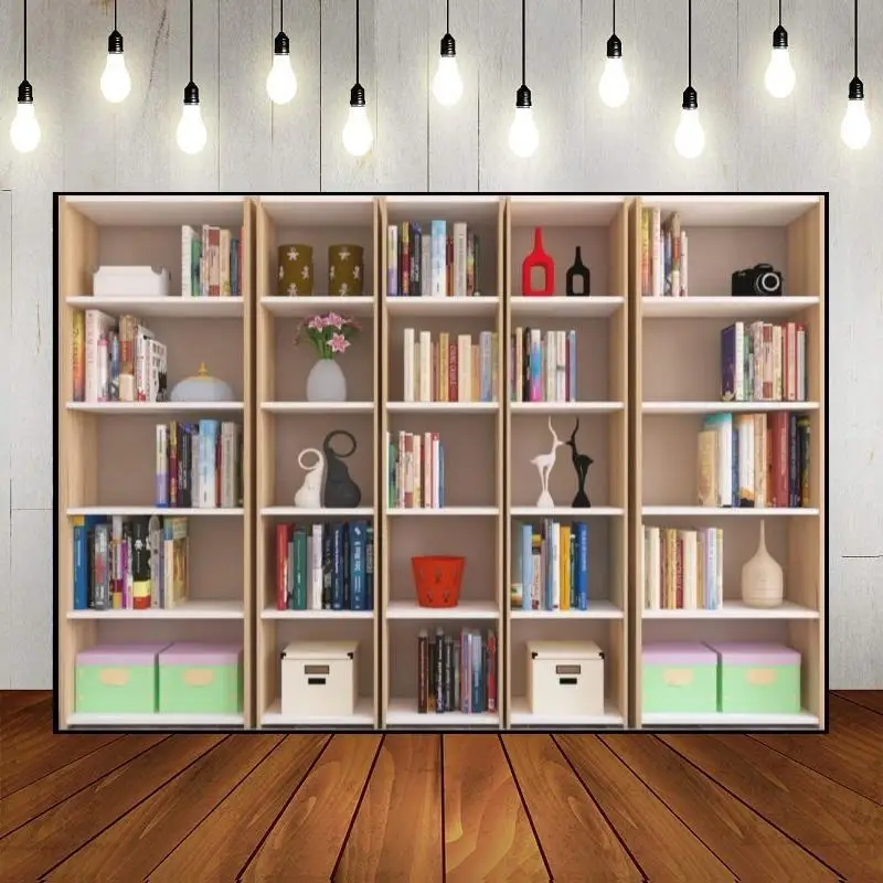 Bookshelf Background Custom Birthday Backdrop Photography Backdrops White Photo Diverse Artistic High-Definition Minimalist Cozy
Bookshelf Background Custom Birthday Backdrop Photography Backdrops White Photo Diverse Artistic High-Definition Minimalist Cozy