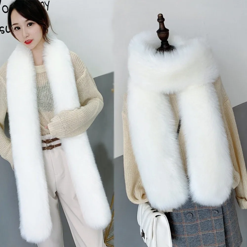 Fashion Elegant Imitation Mink Fur Scarf Long Thick Neck Warmer Luxury Warm Fluffy Long Scarf Outdoor
Fashion Elegant Imitation Mink Fur Scarf Long Thick Neck Warmer Luxury Warm Fluffy Long Scarf Outdoor
