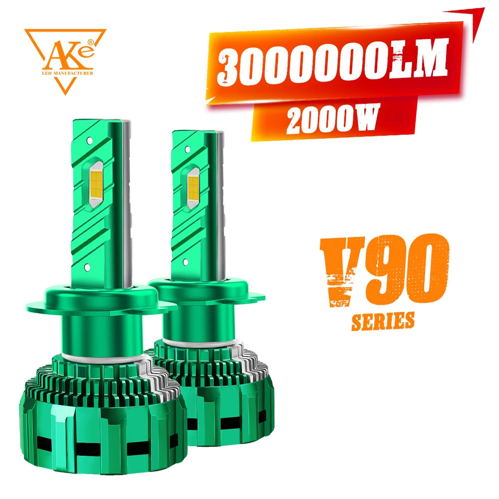 H7 LED Car Headlight, H4 Led Car Headlamp, 3000000lm 2000w Super Bright Light H1 H11 9005 HB3 9006 HB4 9012 Auto Lamp 6000k 12V
H7 LED Car Headlight, H4 Led Car Headlamp, 3000000lm 2000w Super Bright Light H1 H11 9005 HB3 9006 HB4 9012 Auto Lamp 6000k 12V