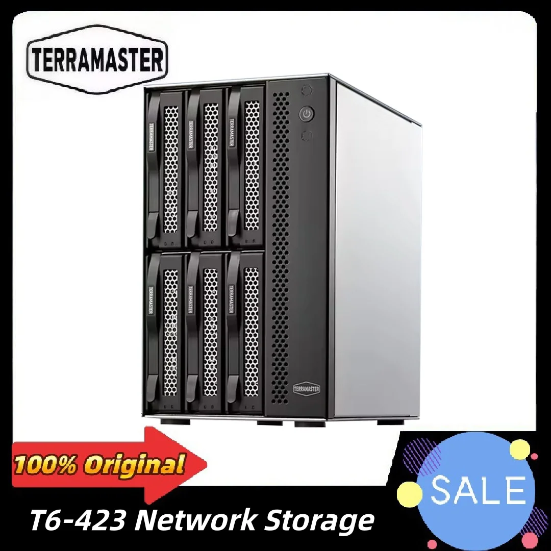 TERRAMASTER T6-423 6Bay NAS-High Performance for SMB with QuadCore CPU 4GB DDR4, 2.5GbE Portx 2,Network Storage Server(Diskless)
TERRAMASTER T6-423 6Bay NAS-High Performance for SMB with QuadCore CPU 4GB DDR4, 2.5GbE Portx 2,Network Storage Server(Diskless)