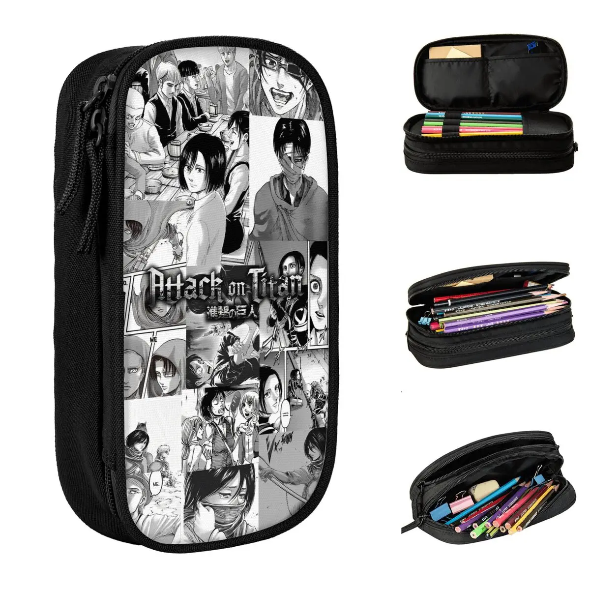 Anime Attack On Titan Pencil Case Japanese Comic Boy Girl Kawaii Pen Box Printed School Pencil Cases Stationery Birthday Gift
Anime Attack On Titan Pencil Case Japanese Comic Boy Girl Kawaii Pen Box Printed School Pencil Cases Stationery Birthday Gift