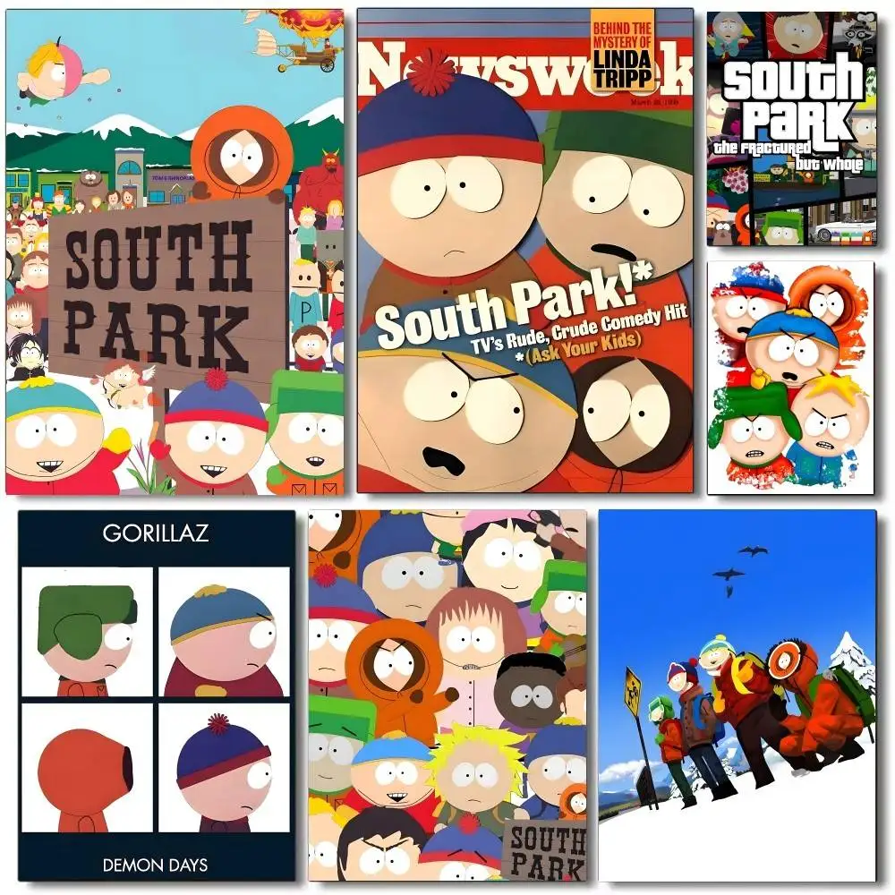S-South Park Cartoon Poster Prints Poster Wall Painting Bedroom Living Room Wall Bar Restaurant Sticker
S-South Park Cartoon Poster Prints Poster Wall Painting Bedroom Living Room Wall Bar Restaurant Sticker