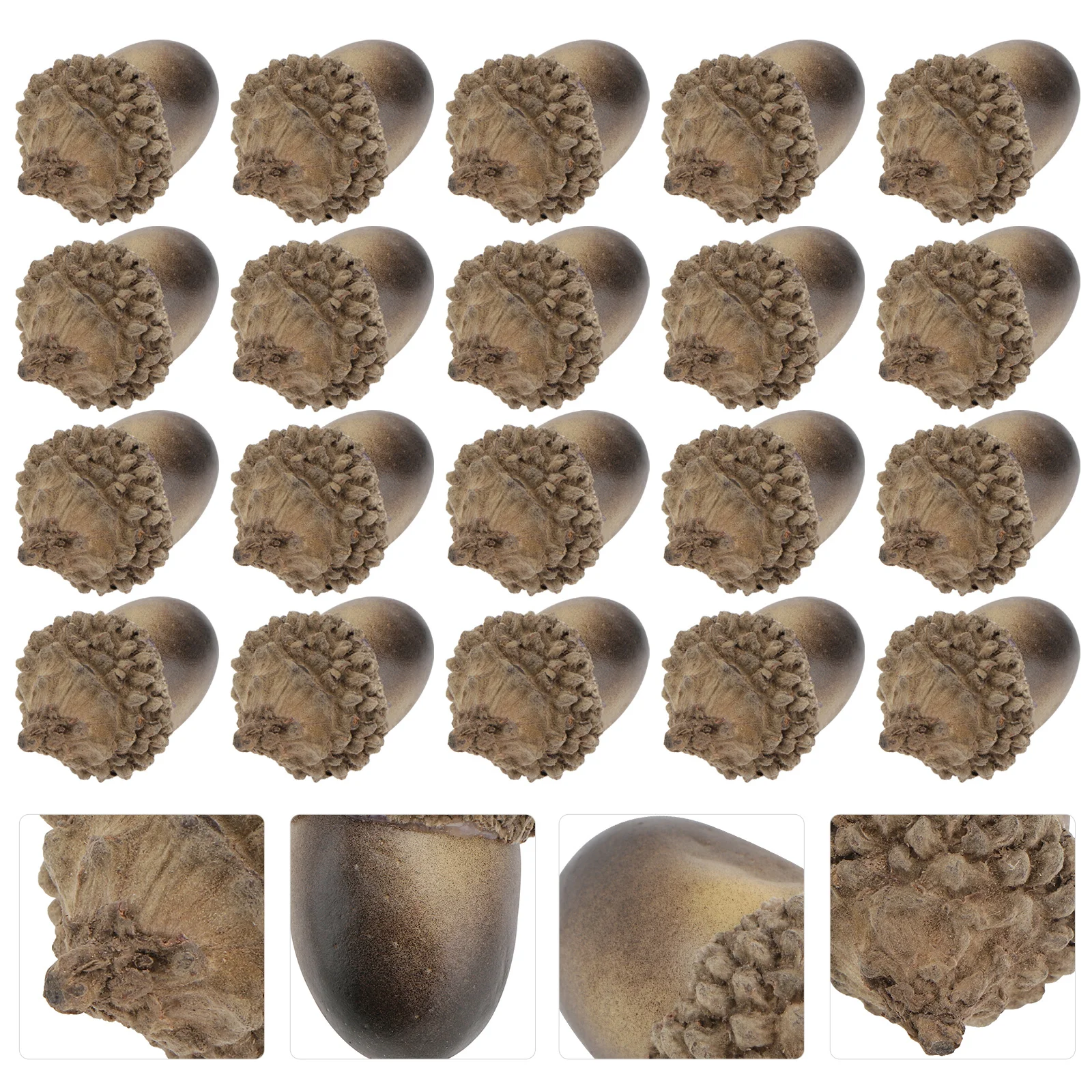 20pcs Simulation Acorn Decor Artificial Lifelike Acorns For Christmas Halloween Party Home Kitchen Winter Display
20pcs Simulation Acorn Decor Artificial Lifelike Acorns For Christmas Halloween Party Home Kitchen Winter Display