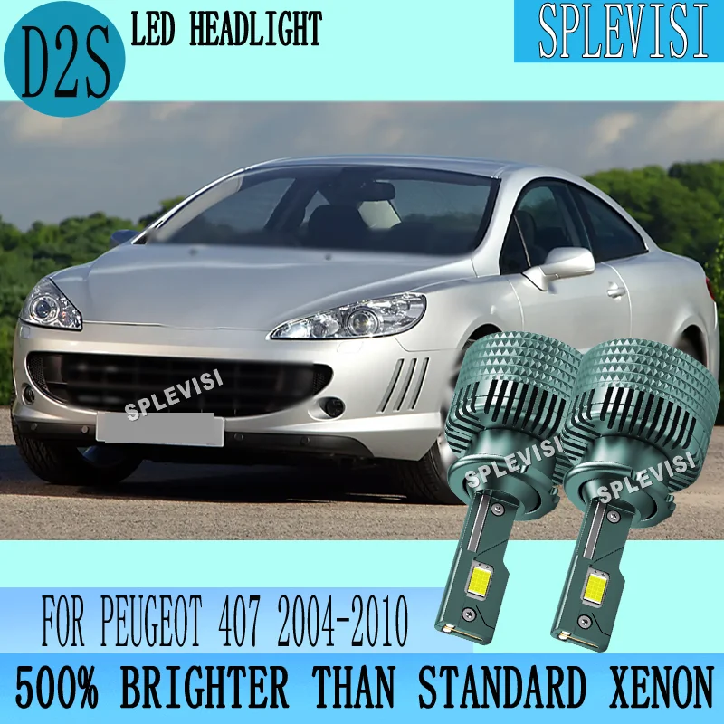 Focused beam Uniform Light Distribution 6000K White 85122 LED Car Headlight For Peugeot 407 2004 2005 2006 2007 2008 2009 2010
Focused beam Uniform Light Distribution 6000K White 85122 LED Car Headlight For Peugeot 407 2004 2005 2006 2007 2008 2009 2010