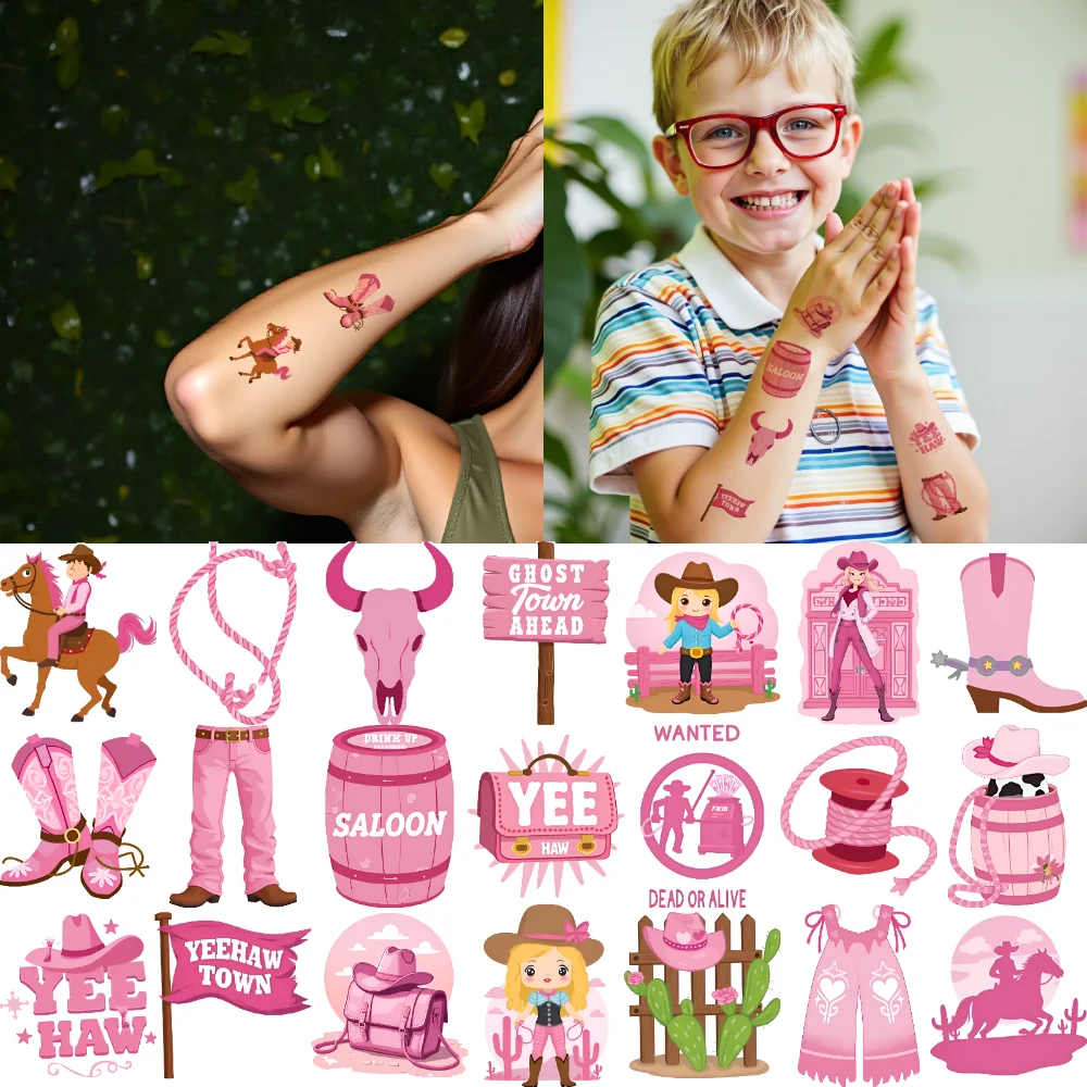 63pcs Temporary Tattoo Cactus Cartoon Cowboy Hat Star Temporary Tattoo Stickers For Girls Children Boys
63pcs Temporary Tattoo Cactus Cartoon Cowboy Hat Star Temporary Tattoo Stickers For Girls Children Boys