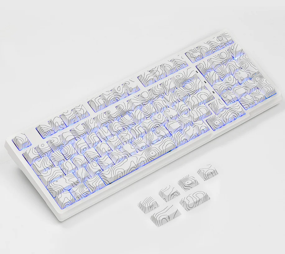 White contour side engraved transparent PBT thermal sublimation keycap original height matte cross mechanical shaft universal
White contour side engraved transparent PBT thermal sublimation keycap original height matte cross mechanical shaft universal