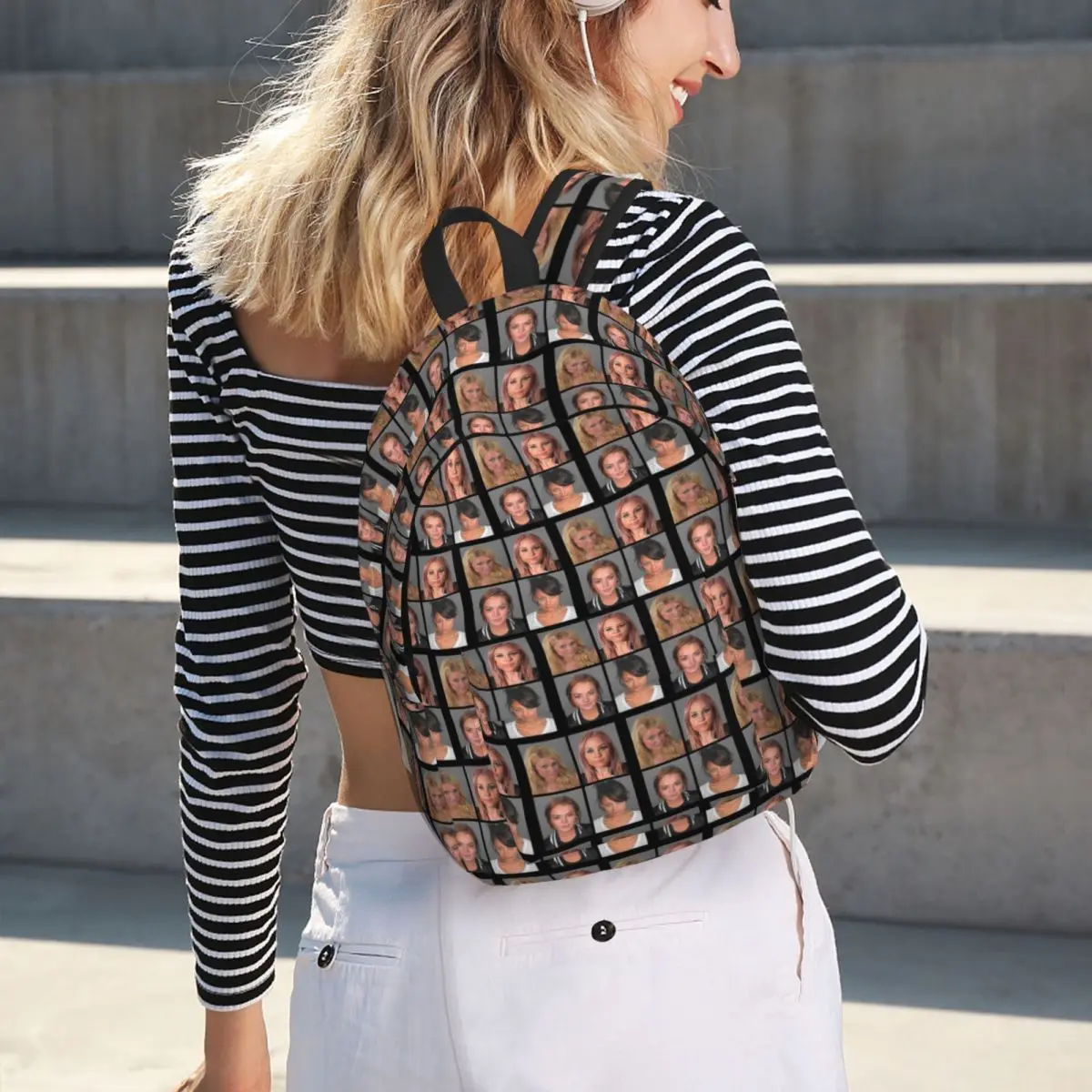 Iconic Celebrity Mugshots Student Backpack School Bag Hiking Travel Daypack for Boys Girls Fashion Bookbag Shoulder Bags
Iconic Celebrity Mugshots Student Backpack School Bag Hiking Travel Daypack for Boys Girls Fashion Bookbag Shoulder Bags