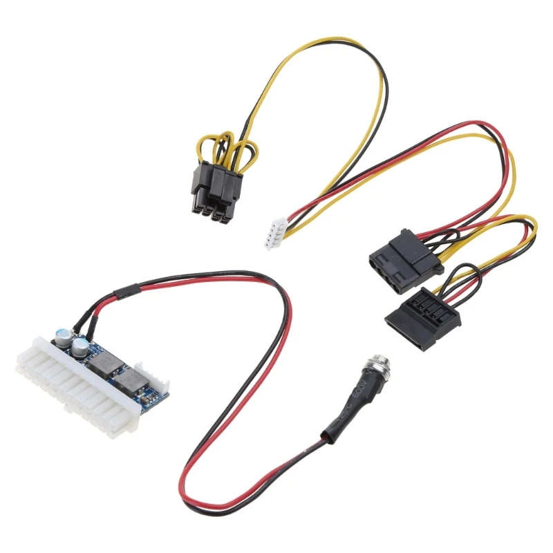 12 В на входе 160 Вт 24-контактный переключатель ATX PSU Автомобильный внедорожник ITX Модуль питания высокой мощности
12 В на входе 160 Вт 24-контактный переключатель ATX PSU Автомобильный внедорожник ITX Модуль питания высокой мощности