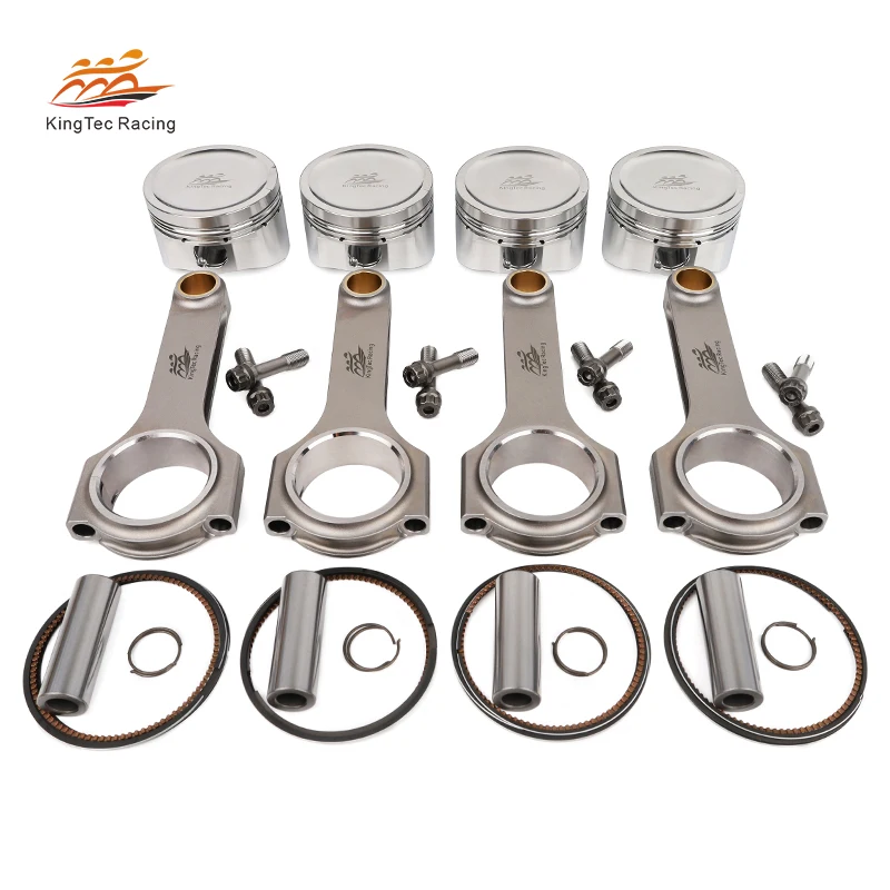 KTC Racing 1.8T 20V Forged 4340 Steel Connecting Rod 4032 Aluminum Piston Kit for Audi VW AGU AJQ AYP 1.8T 20V with ARP bolts
KTC Racing 1.8T 20V Forged 4340 Steel Connecting Rod 4032 Aluminum Piston Kit for Audi VW AGU AJQ AYP 1.8T 20V with ARP bolts