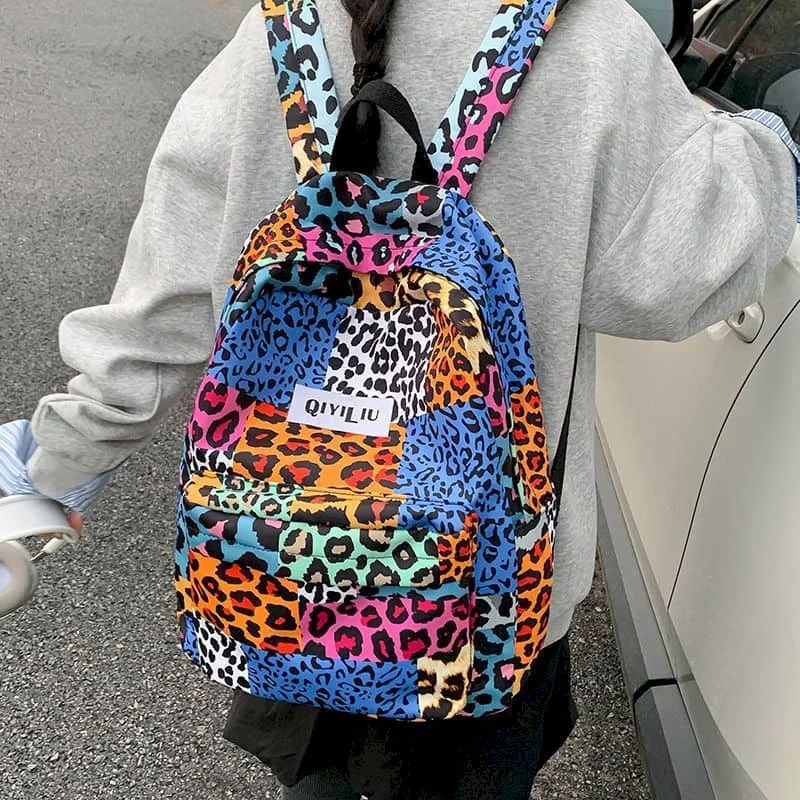 Backpacks Leopard Printed Student Large Capacity Color Blocking Harajuku Backpacks For Men And Women 2026 New In Travel Bags
Backpacks Leopard Printed Student Large Capacity Color Blocking Harajuku Backpacks For Men And Women 2026 New In Travel Bags