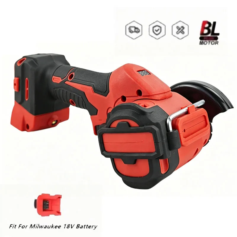 Brushless Angle Grinder 3 Inch Electric CUT OFF Tool Cutting Polishing Grinding Machine Fit Milwaukee 18V Battery
Brushless Angle Grinder 3 Inch Electric CUT OFF Tool Cutting Polishing Grinding Machine Fit Milwaukee 18V Battery