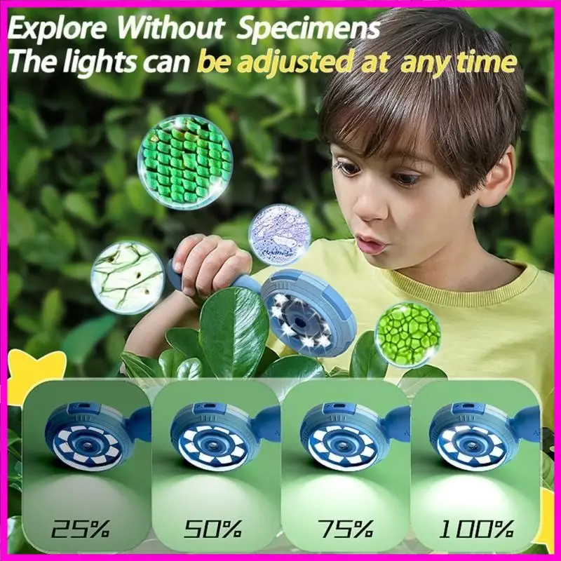 57BE Handheld Mini Microscope Easy Carry Digital Glass Toy Kids Pocket Microscope with Adjustable LED light Present
57BE Handheld Mini Microscope Easy Carry Digital Glass Toy Kids Pocket Microscope with Adjustable LED light Present