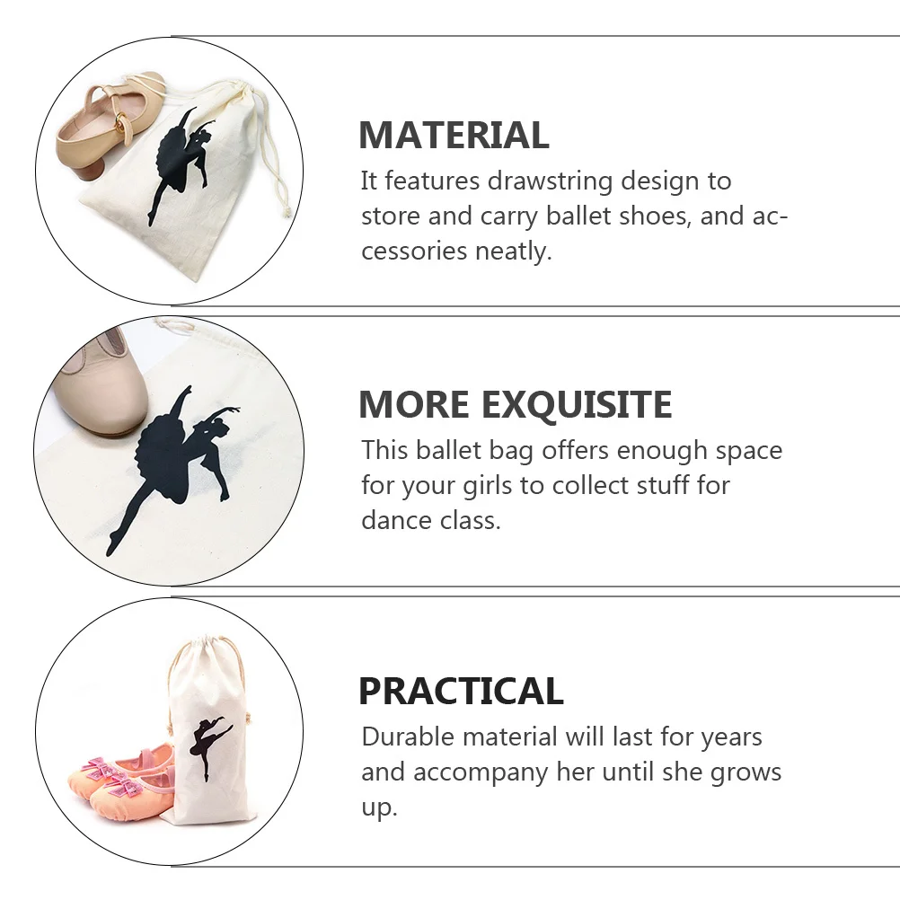 2Pcs Pointe Shoe Bags Ballet Drawstring Storage Lightweight Breathable Dance Bag for Girls Ballet Accessories Multi-Function
2Pcs Pointe Shoe Bags Ballet Drawstring Storage Lightweight Breathable Dance Bag for Girls Ballet Accessories Multi-Function