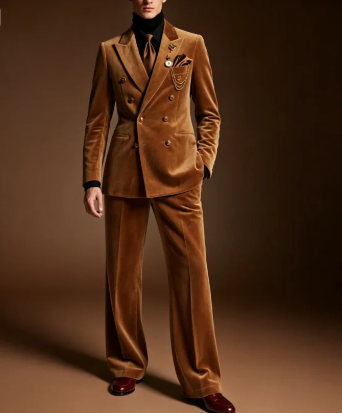 2026 New Fashion Velvet Suit Set Birthday Banquet High Quality Outfits For Men Wedding Prom Custom Elegant Blazer Pants 2 Pieces
2026 New Fashion Velvet Suit Set Birthday Banquet High Quality Outfits For Men Wedding Prom Custom Elegant Blazer Pants 2 Pieces