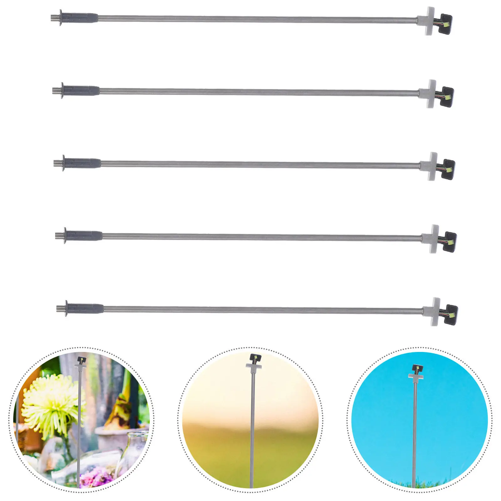 Набор из 5 миниатюрных уличных фонарей: металлические и АБС-пластиковые декоративные элементы для миниатюрных домиков, украшения для сада и ландшафта, для песочницы
Набор из 5 миниатюрных уличных фонарей: металлические и АБС-пластиковые декоративные элементы для миниатюрных домиков, украшения для сада и ландшафта, для песочницы