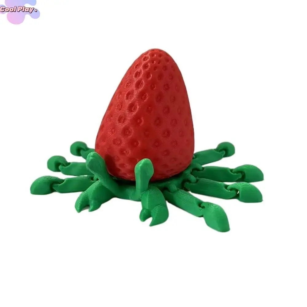 Flexible Pose 3D Printed Strawberry Crab Multi-joint Desktop Decor Mini Strawberry Crab Ornament Colorful Articulated
Flexible Pose 3D Printed Strawberry Crab Multi-joint Desktop Decor Mini Strawberry Crab Ornament Colorful Articulated