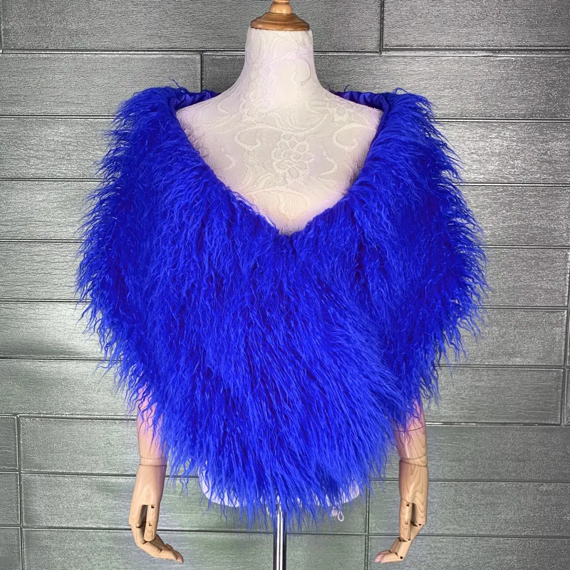 Beach Wool Long Hair Bridal Fur Cape Nightclub Faux Fur Bridesmaid Cape Fur Sleeveless Vest Capes
Beach Wool Long Hair Bridal Fur Cape Nightclub Faux Fur Bridesmaid Cape Fur Sleeveless Vest Capes