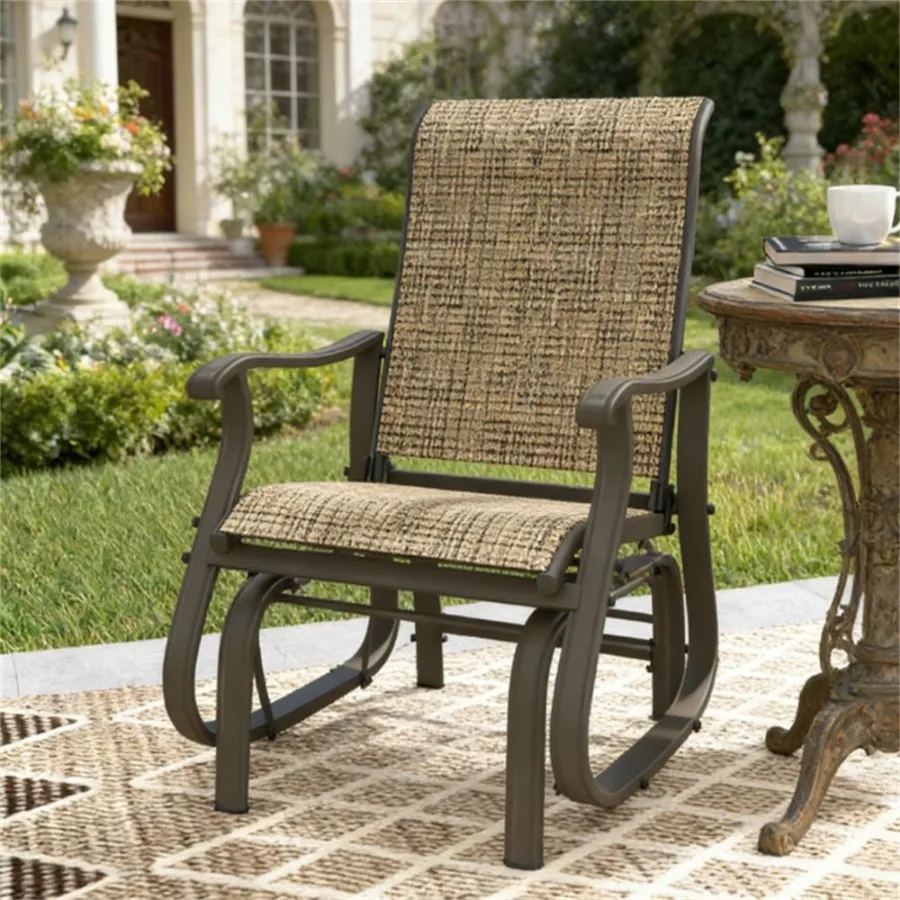 Outdoor Gliding Chair Terrace Chair Garden Chair Armchair Light Mixed Brown
Outdoor Gliding Chair Terrace Chair Garden Chair Armchair Light Mixed Brown