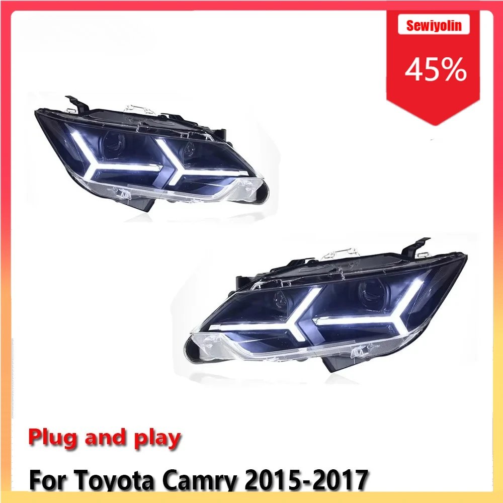 Car LED Headlight Automobile Parts For Toyota Camry 2015-2017 Fog DRL Brake Turn Signal Lamp Plug and Play
Car LED Headlight Automobile Parts For Toyota Camry 2015-2017 Fog DRL Brake Turn Signal Lamp Plug and Play
