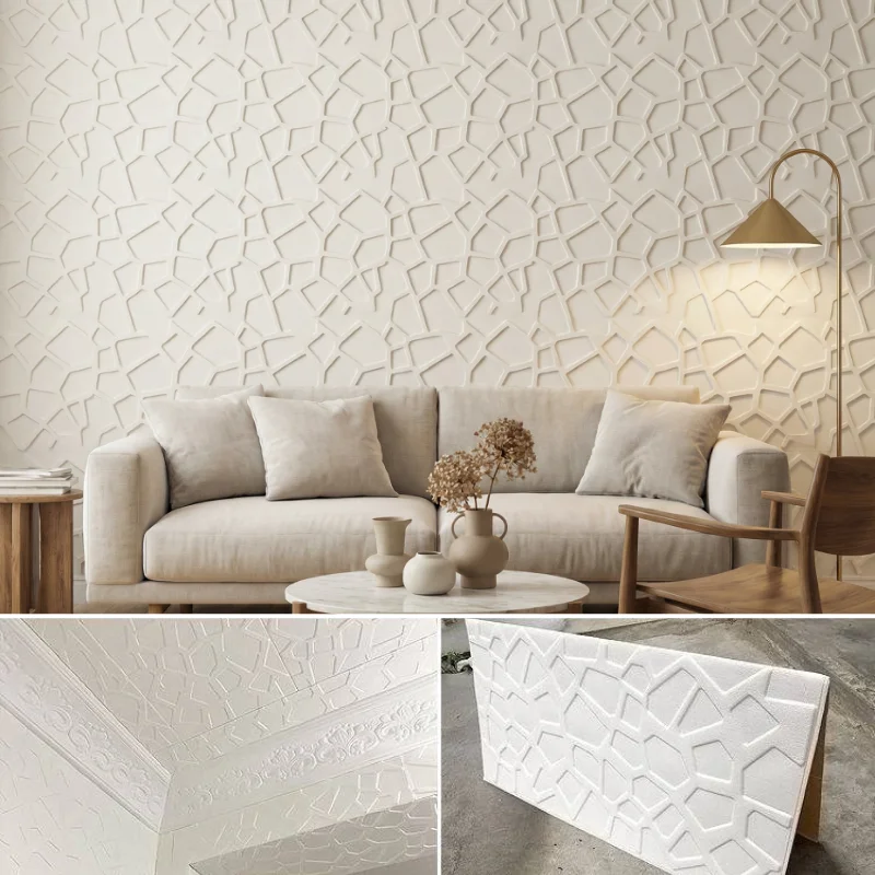 35x35cm Modern Grid Wallpaper 3D Self Adhesive Waterproof Stain Resistant Wall Sticker for Living Room Bedroom Kitchen Decor
35x35cm Modern Grid Wallpaper 3D Self Adhesive Waterproof Stain Resistant Wall Sticker for Living Room Bedroom Kitchen Decor