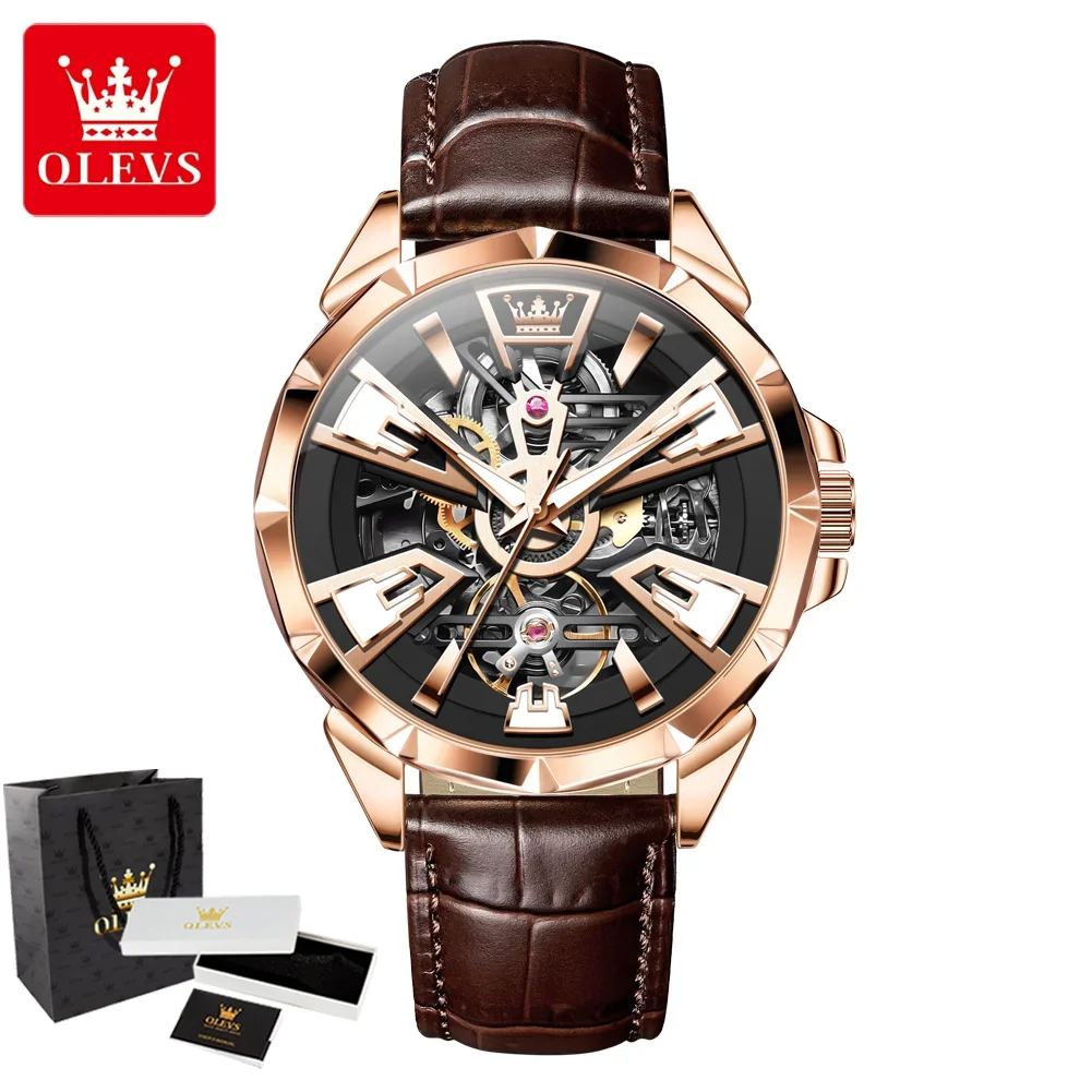 OLEVS 7051 Мужские часы Водонепроницаемые светящиеся многофункциональные автоматические механические часы для мужчин часы-скелетон Роскошные мужские часы Reloj
OLEVS 7051 Мужские часы Водонепроницаемые светящиеся многофункциональные автоматические механические часы для мужчин часы-скелетон Роскошные мужские часы Reloj