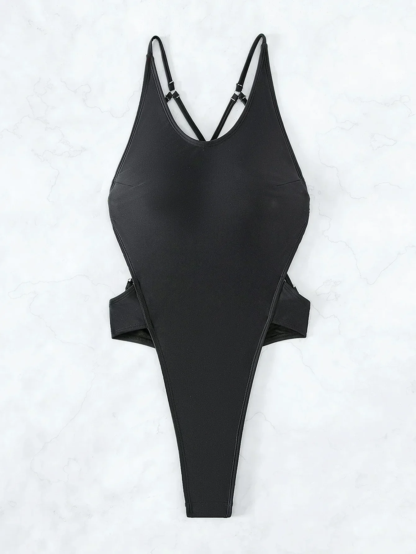 2024 Solid Black One Piece Swimsuit for Women,wrinkle Slim Beach Bikini,sexy Halter Suspender Backless Summer Swimwear Monokini
2024 Solid Black One Piece Swimsuit for Women,wrinkle Slim Beach Bikini,sexy Halter Suspender Backless Summer Swimwear Monokini