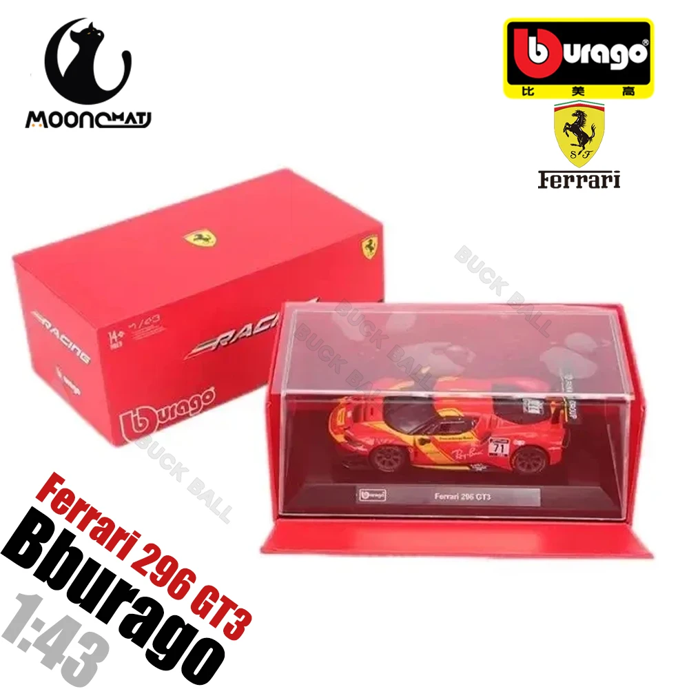 Bburago 1/43 Ferrari 296 GT3 2023 Ferrari Car Model 2023 24h Le Mans Champion #51 Alloy Ferrari Dust Cover Die Cast Toy Gifts
Bburago 1/43 Ferrari 296 GT3 2023 Ferrari Car Model 2023 24h Le Mans Champion #51 Alloy Ferrari Dust Cover Die Cast Toy Gifts