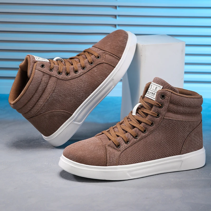 Walking Shoes Men High-top Comfortable Leather High Quality Breathable Summer Sneakers Big Size Trendy Teen Skate Shoes Man
Walking Shoes Men High-top Comfortable Leather High Quality Breathable Summer Sneakers Big Size Trendy Teen Skate Shoes Man