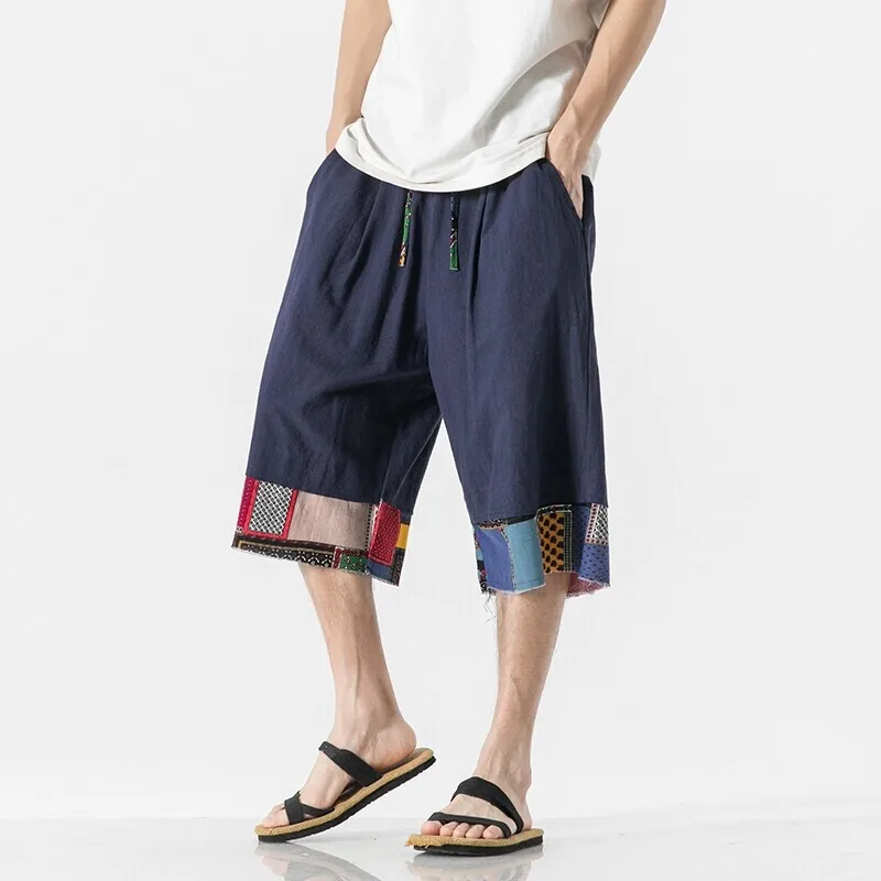 Summer Shorts Men's Cotton Linen Patchwork Comfortable Breathable Casual Streetwear Beach Pants Lightweight Japan Style Trousers
Summer Shorts Men's Cotton Linen Patchwork Comfortable Breathable Casual Streetwear Beach Pants Lightweight Japan Style Trousers