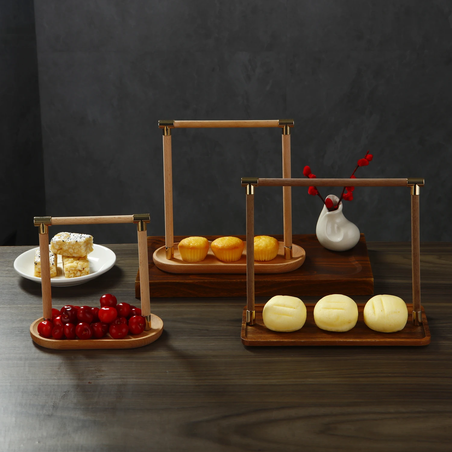Wooden Serving Tray with Handle Wooden Fruit Basket Candies Cakes Cookies Fruit Plate Serving Plates Home Decoration
Wooden Serving Tray with Handle Wooden Fruit Basket Candies Cakes Cookies Fruit Plate Serving Plates Home Decoration