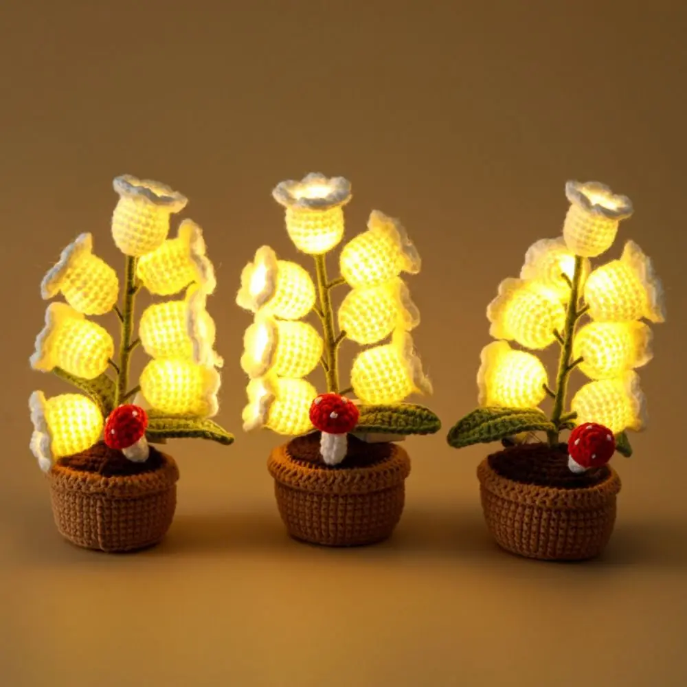 Seven Heads Orchid Flower Light Handmade Decorative Luminous Potted Plant Lamp Finished Woven Flower Ornament Night Light
Seven Heads Orchid Flower Light Handmade Decorative Luminous Potted Plant Lamp Finished Woven Flower Ornament Night Light