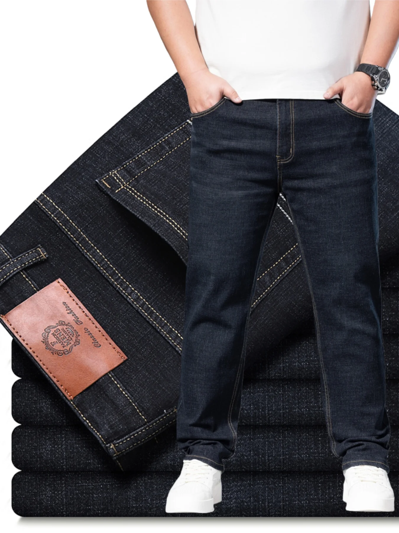 Extra Large Extra Thick Extra Wide Extra High Mens Plus Size Jeans Stretchy Comfortable High Quality Elastic Denim
Extra Large Extra Thick Extra Wide Extra High Mens Plus Size Jeans Stretchy Comfortable High Quality Elastic Denim