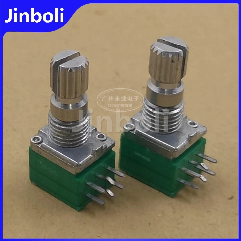 5PCS RV097G Double Sealed Potentiometer 6Pins C10K Audio Power Amplifier Precision Potentiometer C103 Flower Shaft Length 15MM
5PCS RV097G Double Sealed Potentiometer 6Pins C10K Audio Power Amplifier Precision Potentiometer C103 Flower Shaft Length 15MM