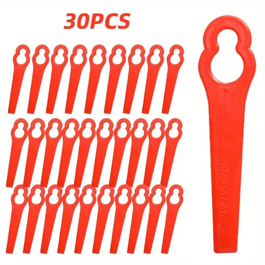 30pcs Plastic Grass Trimming Blade Lawn Mower Blade Cordless Trimmer Garden Tool Lawn Mower Trimmer Trimmer Accessories
30pcs Plastic Grass Trimming Blade Lawn Mower Blade Cordless Trimmer Garden Tool Lawn Mower Trimmer Trimmer Accessories
