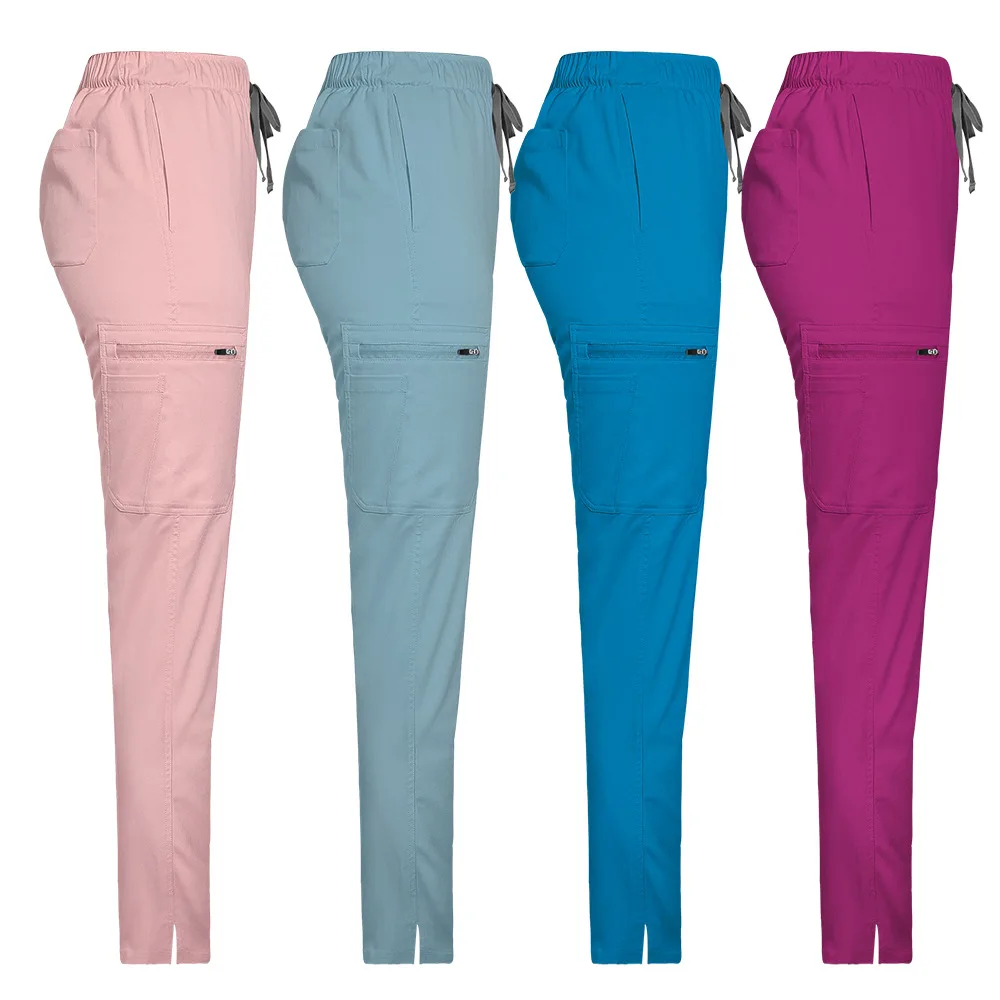 High Quality Split Pants Straight Pants High Elasticity Waist Circumference Multi-pocket Washing Clothes Pants Doctor Nurse
High Quality Split Pants Straight Pants High Elasticity Waist Circumference Multi-pocket Washing Clothes Pants Doctor Nurse