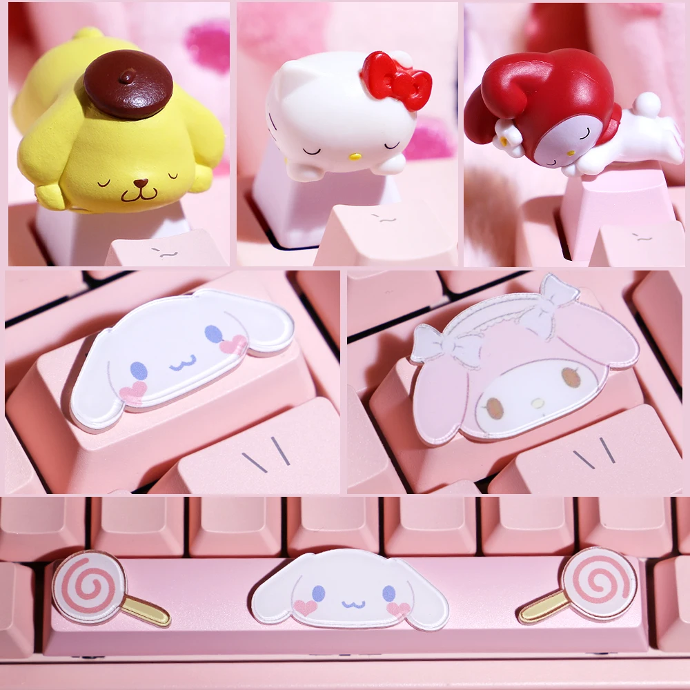 Kawaii Keycaps for Mechanical Keyboard Accessories Personality Cartoon Anime Big Ear Dog Key Caps Cherry MX Stereo R4 PBT Keycap
Kawaii Keycaps for Mechanical Keyboard Accessories Personality Cartoon Anime Big Ear Dog Key Caps Cherry MX Stereo R4 PBT Keycap